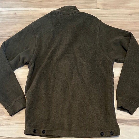Columbia Dark Green and Black Fleece Jacket - Picture 7 of 11